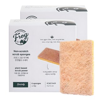 프로그 무흠집 펄프 수세미