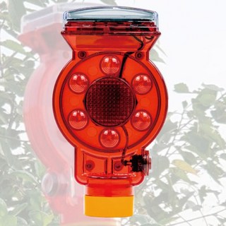 쏠라 바루사 태양열 LED 경고등 자석용, 1개