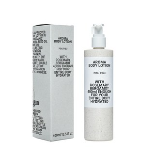 피부피부 아로마 바디로션 with 로즈마리 베르가못, 1개, 400ml