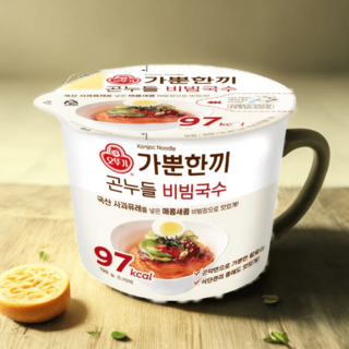 오뚜기 가뿐한끼 곤누들 비빔국수 192g