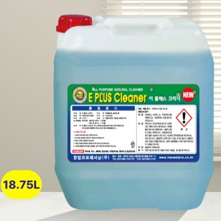 청소용 다목적 중성세제 세정제 이플러스 크리너 18.75L 로비 왁스제거 업무시설 빌딩 복도, 1개