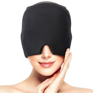 오월상점 헤드아이스팩 머리냉온찜질팩 머리 열감내리기, 블랙