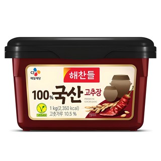 해찬들 100% 국산 고추장, 1kg, 1개 대표 이미지 - 고추장 추천