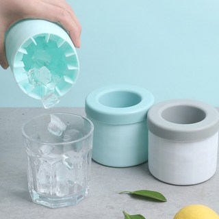 알뜰공식 실리콘 얼음 메이커 트레이, 1개, 그레이