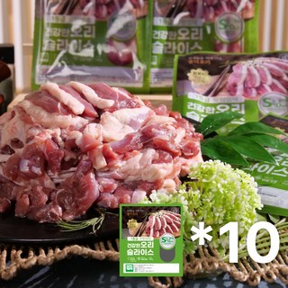 셀덕 1등급 무항생제 건강한 오리 슬라이스 150g*10팩, 10개