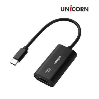 유니콘 VC-200C 캡쳐보드 외장형 USB 3.0 HDMI 풀HD로녹화및캡쳐가능 전원도USB하나로, 상세페이지 참조