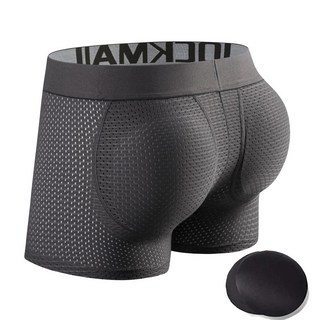 JOCKMAIL 남성 복서 브리프 속옷 메쉬 나일론 바디수트 쉐이프 벨리 컨트롤 바디 셰이퍼 슬림화 허리 팬티