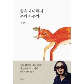 좋은지 나쁜지 누가 아는가, 류시화 저