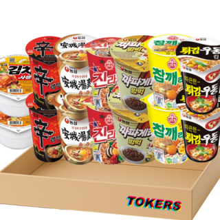 참깨 튀김우동 신라면 짜파게티 상품