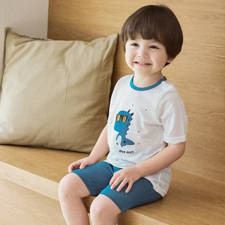 베베라온 아기 신생아 유아 밤부 메쉬 반팔 상하 5부 내의 내복 실내복
