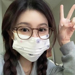 Rakumin 여성 TR소재 블루라이트차단안경 얼굴형에맞는 패션 안경 안경테 대표 이미지 - 뿔테 안경 추천