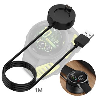 가민 포러너 피닉스 인스팅트 비보액티브 베뉴 USB 충전 케이블, 1개, USB A타입 패드형