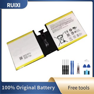 RUIXI 마이크로소프트 서피스 고 1824 4415Y 태블릿 PC용 배터리 휴대폰 및 도구 7.66V G16QA043H 2ICP4 76, 1개