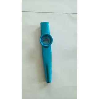 금속 Kazoos 악기 플루트 다이어프램 입 Kazoos 음악 악기 기타 플루트용 좋은 컴패니언 핫, Blue, 1개