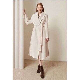 JJ지고트 여성 롱코트 숄 칼라 울 캐시미어 코트 바바리 트렌치