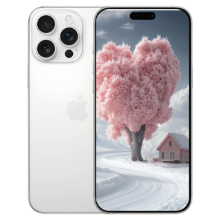 아이폰 16 Pro Max의 고급스러운 화이트 티타늄 디자인