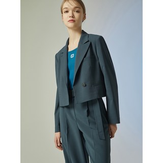 씨씨콜렉트 중계점 원버튼 테일러드 크롭 자켓 C232MSF232