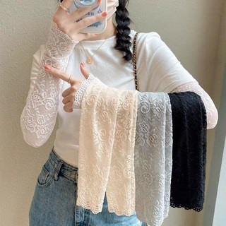 디와이 여성 운전 햇빛차단 레이스 망사 팔토시 4종세트