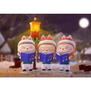 팝마트 더몬스터 라부부 크리스마스 시리즈 합창단 히든아이템, 합창단 (숨겨진), 캐릭터확인을위해박스개봉, 1개