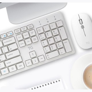 출장지 노트북 작업용 부드러운 키감 무선 키보드 마우스 세트