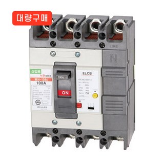 【대량 구매】 나노전기 산업용 누전차단기 NEH-104c 60A (10개 묶음) 가정용차단기