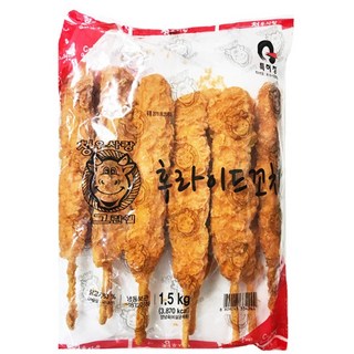 휴게소 순살 닭꼬치 1.5kg (150gX10개) 후라이드 닭튀김 꼬지, 150g, 10개