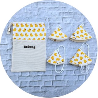 피피티피 남아출산선물세트 고추가리개 러버덕 신생아 만삭촬영소품 천 기저귀, 1개