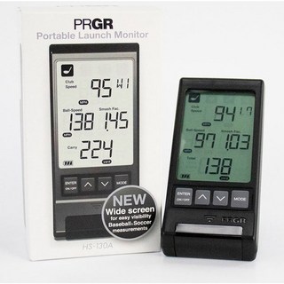 골프 스윙 스피드 측정기 트레이너 시뮬레이션 비거리, PRGR 고정밀 거리 측정기, 1개, PRGR 레이더