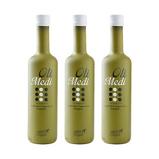 유기농 엑스트라버진 냉압착 올리브오일, 3개, 500ml