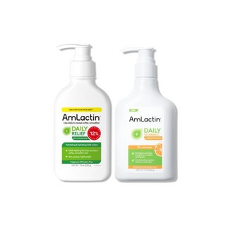 엠락틴 인텐시브 모이스처라이징 15 225g 락틱애씨드 젖산로션 각질개선 고보습 닭살 amlactin, 엠락틴 데일리 릴리프 12% / 데일리 비타민 7% 2