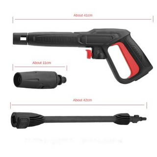 고압분사기 랜스 세척기 제트 Blue 압력 AR 용 완드가있는 건 Black Bosch 터보 Makita Decker Aquatak AQT 분무기, [05] A 1set