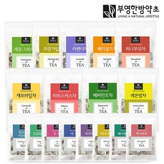 부영한방약초 허브차 홍차 25티백 모음 캐모마일 페퍼민트 얼그레이 히비스커스 루이보스 레몬밤 임산부 차, 1개, 06.히비스커스 25티백