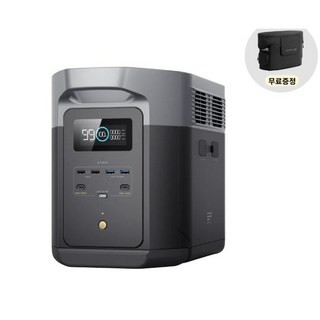 에코플로우 신제품 델타2 맥스 2048W 대용량 파워뱅크 캠핑 휴대용 보조배터리, 1개