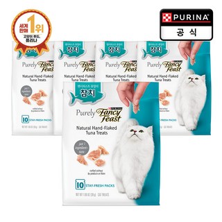 팬시피스트 퓨얼리 참치 3g x 10개입 x 5개, 상세 설명 참조