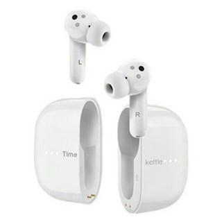 타임케틀 M3 트래블 통역기 겸용 블루투스 이어폰, 화이트