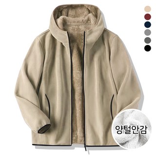 맥건 남녀공용 뽀글이 플리스 자켓 양털 후리스 후드 집업