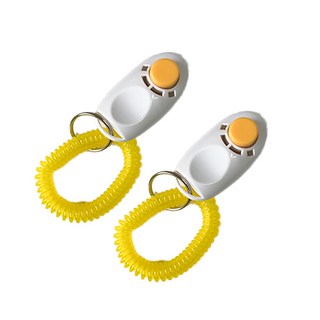 퍼피가드 강아지 훈련용품 클리커 2P 화이트 2개 상품 이미지