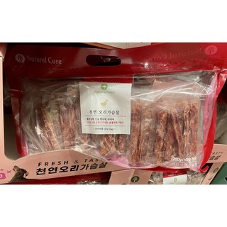 네츄럴코어 천연 오리가슴살 100g 대용량 강아지 간식 (코스트코)
