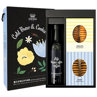 신라명과 콜드브루 쿠키세트, 1개, 콜드브루375ml+모카쿠키120g+시트러스 쿠키110g