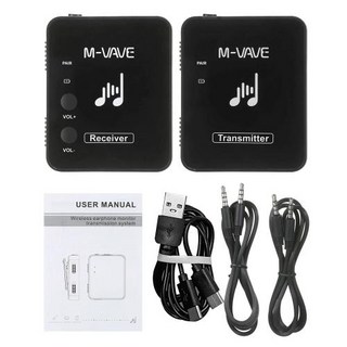 무선 마이크 소형 고감도 MWave MS1 모니터 시스템 송신기 수신기 M8 Wp10 24G 전송 헤드폰 이어폰 스테레오 스테이지 오디오용, 없음, 5.3RE 1TR