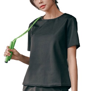 짐옴므 다이어트 네오프렌 여성 반팔 땀복