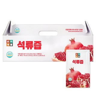 순수식품 석류즙 70ml 25개입 상품 이미지
