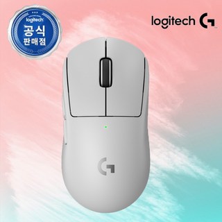 로지텍 PRO X SUPERLIGHT 2 무선 마우스 910-006, 0 화이트, 0 화이트