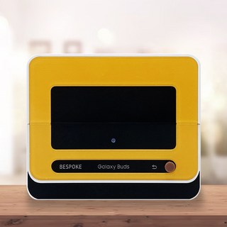 삼성 정품 갤럭시 버즈3 버즈3프로 케이스 카라비너클립 성심당 햇반 하겐다즈, 비스포크 케이스 옐로우, 1개