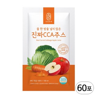 물한방울없이 국내산 통째로갈아만든 자연비책 CCA주스, 100ml, 60개