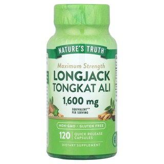 아이허브 네이처스 트루스 롱잭 통캇알리 1600mg 캡슐 120정(개당 800mg), NTH12022, 1개