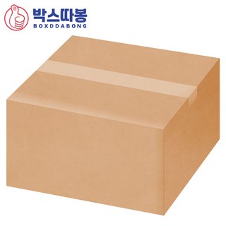 박스따봉 우체국택배박스 2호 20매 / 택배박스 이삿짐박스 선물상자 주문제작, 1세트