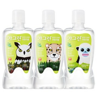 동아제약 가그린 어린이용 청포도맛 380ml 유아 충치 예방, 1개