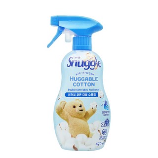 스너글 섬유탈취제 허거블 코튼 본품, 470ml, 4개