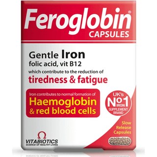 Feroglobin Vitabiotics Organic Vitamin and Mineral Capsules